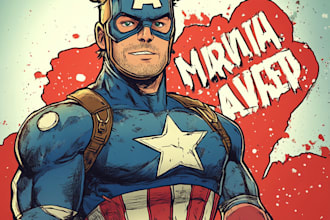 marvel style comic book superhero character