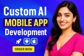 develop ai chatgpt mobile app or website ai saas app ai chatbot ai software