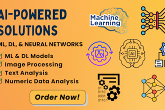do machine, deep learning, and neural networks on images, text, and numeric data