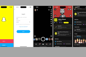 create ios app snapchat replica