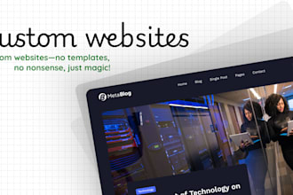 develop a custom mern stack website or web app for your business