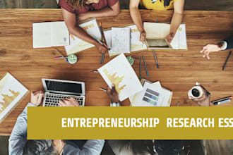 do assigned entrepreneurship, innovation case study, business research methods