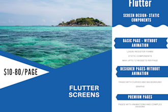 code your flutter screen exactly as per your design