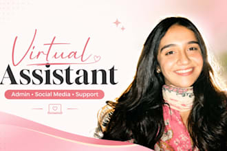 be virtual assistant for admin support