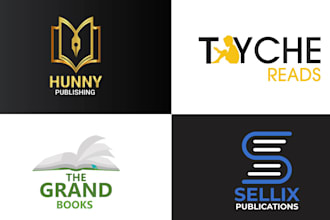 create a modern and meaningful book publisher logo design
