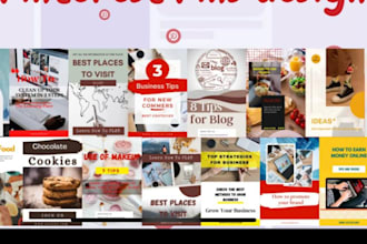 create custom pinterest pins design