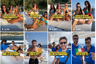 gestione social media tiktok instagram, facebook