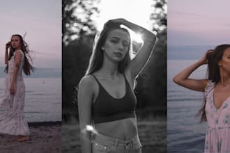 do an editorial photoshoot for your fashion brand