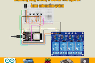 do arduino, esp32, pic microcontroller code with proper schematic