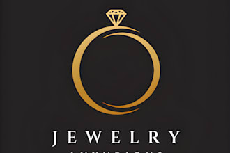 design modern elegant classy luxury jewelry business logo
