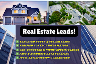 provide you real estate leads and active cash buyers with skip tracing