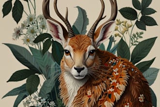 make any floral, animal or botanical art