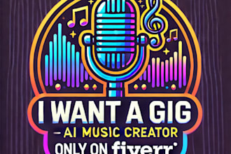 write lyrics and create a complete ai backing track