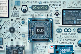 help with arduino projects, digital logic design and physics