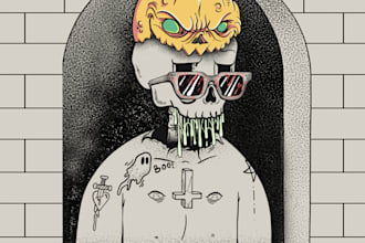 create you unique hand drawn digital illustrations in any style