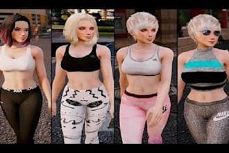 create a and port custom gmod, sfm, mmd, fivem, csgo, cs2 player models and map
