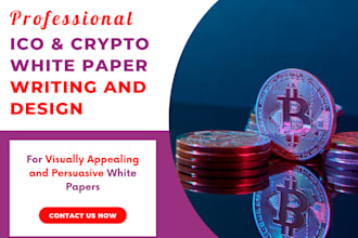 do well researched web3 whitepaper writing with tokenomics