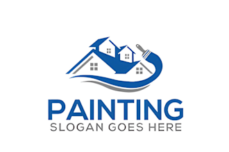 design hand painting watercolor logo for you