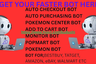 build checkout bot, purchase bot, monitor bot, bestbuy target amazon walmart