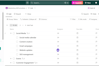 manage teams on click up and monday