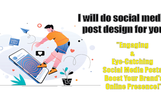 do social media post design for you