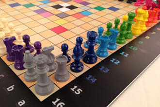develop multiplayer chess game domino game card board game