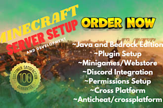 setup minecraft server, plugins, mods and optimization
