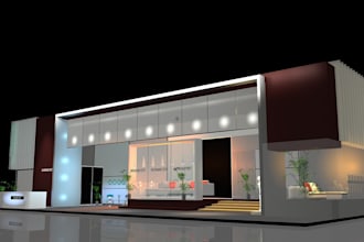 do trade show booth ,exhibition kiosk stand
