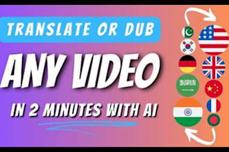 dub videos translate english spanish french any language with ai and lip syncing
