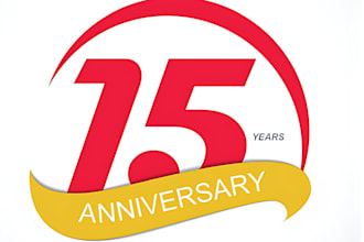 design anniversary, celebration, birthday, and event logo