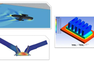 do cfd and fea analysis in abaqus, ansys, comsol, star ccm, solidworks