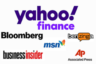 publish or distribute your press release on yahoo finance