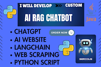 develop python ai chatbot ai saas chatgpt chatbot telegram ai chatbot deepseek