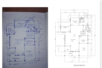 redraw floor plans in autocad and revit