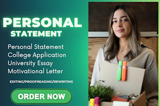 edit your MBA or grad school personal statement, admissions essay, or resume