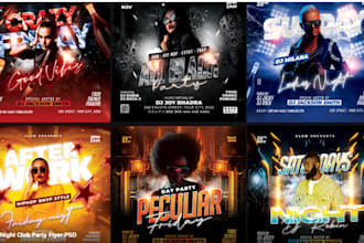 create awesome event flyer design, church flyer eddm poster and postcard in 3hrs