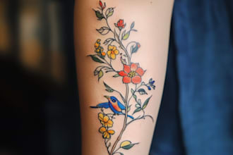 make your dream anime, manga tattoo design