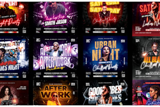 create exceptional event, church flyer, postcard design valentine in 4 hours
