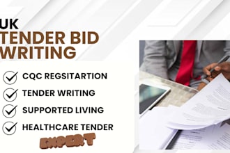 cqc registration tender bids nhs cleaning, domestic care, supported living