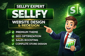 do sellfy website development, sellfy customization