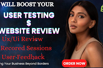 do user testing and review your website or mobile app and give feedback