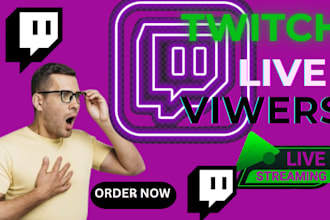 skyrocket twitch live stream to get real active viewers organically