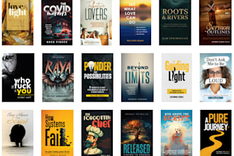 design your KDP book cover for amazon kindle and print
