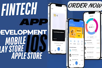 develop fintech app wallet app payment app bank app loan app neo bank app