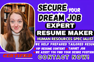 write your vip senior, ats resume director, vp, svp, or executive resume package