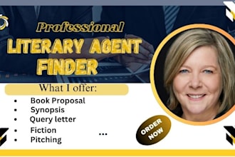 find active literary agent for movie script fiction non fiction children book