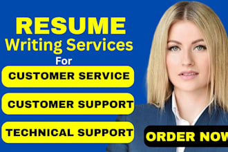 craft a stand out resume for customer service, customer support, or call center