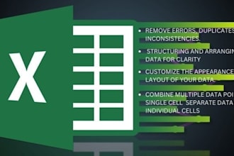clean, format, merge, and split excel data with accuracy