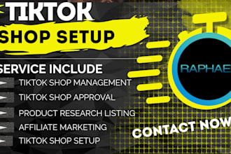 setup tiktok shop, tiktok ads, manage tiktok shop, product listing