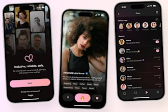 develop dating app, chat app, tinder clone app, social chat app, dating website